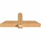 Ekena Millwork Eugene Smooth Timber Gable Bracket, Western Red Cedar, 48"W x 20"H x 5 1/2"D x 5 1/2"F, 10/12 Pitch GBW048X20X0606EUG00SWR - alternate 3